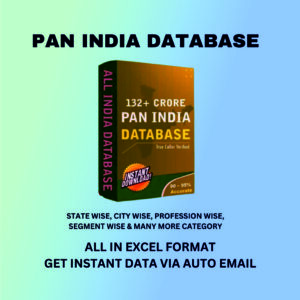132+Crore Pan India Database